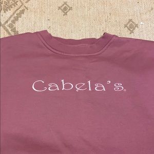 Mauve Cabela’s Sweatshirt